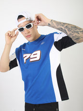 Houston Royal Blue Half Sleeve Tshirt