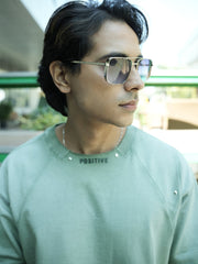 Positive Berly Green Half Sleeve T-Shirt