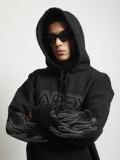 Apex Black Full Sleeve Sweatshirt