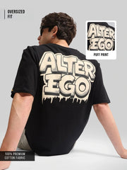 Alter Ego Black, Biscuit Half Sleeve T-Shirt