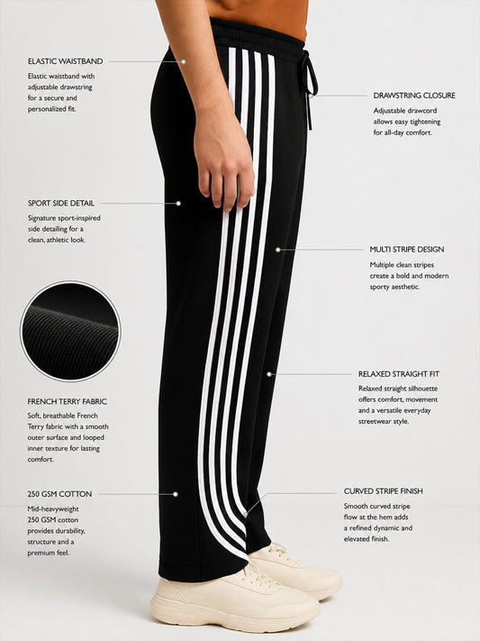 Baggy Fit Curved Tape Pant