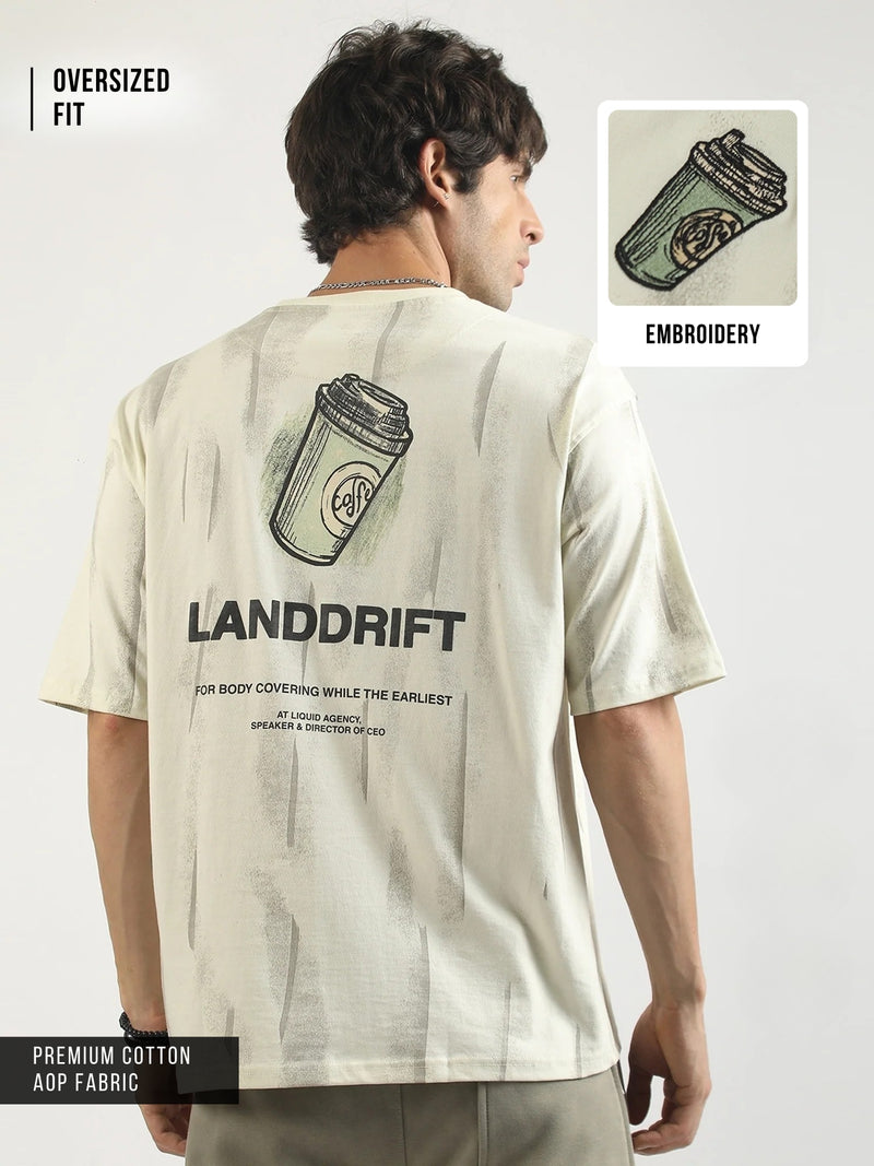 Landdrift Cream Half Sleeve T-Shirt