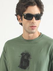 Splatter Hunter Green Half Sleeve T-Shirt