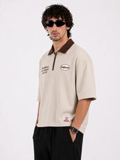 Resilience Biscuit Half Sleeve Polo T-Shirt