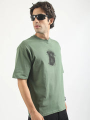 Splatter Hunter Green Half Sleeve T-Shirt