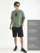 Splatter Hunter Green Half Sleeve T-Shirt