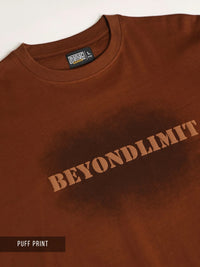Beyond Limit Brown Half Sleeve T-Shirt