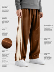 Runner Brown Baggy Trackpant