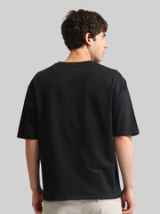 Superior Black, Brown Half Sleeve T-Shirt