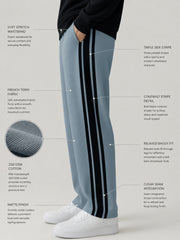 Runner Light Grey Baggy Trackpant