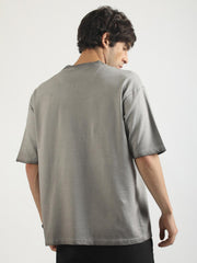Miami Washed Grey Half Sleeve T-Shirt