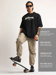 Handsome Black Half Sleeve T-Shirt