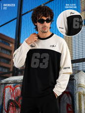 Doctor Sleeve Black, Cream T-Shirt