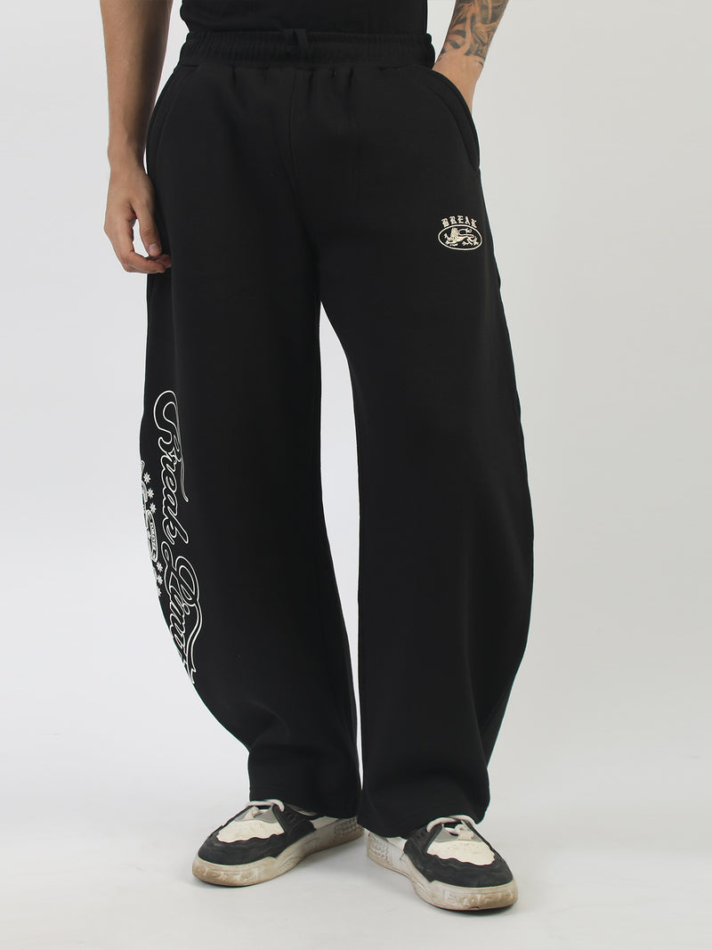 Black Break Limits Balloon Fit Trackpant
