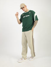 Las Vegas Bottle Green Half Sleeve T-Shirt