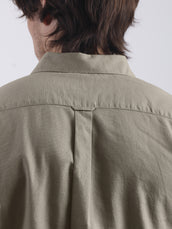 Cotton Linen Tan Full Sleeve Shirt