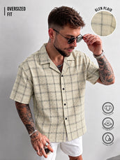 Resort Checks Beige Shirt