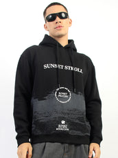 Sunset Black Full Sleeve Sweatshirt
