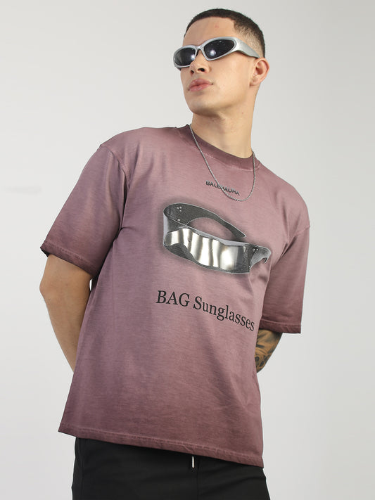 AcidWash Sunglass Onion Half Sleeve T-Shirt
