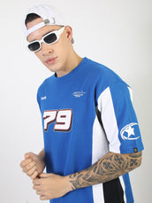 Houston Royal Blue Half Sleeve Tshirt