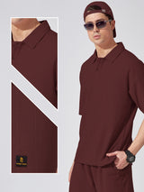 Brooklyn Burgundy Oversized Co-ords