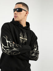 Zero Fear Black Full Sleeve Sweatshirt
