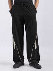 Atlanta Black Baggy Fit Trackpant