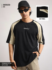 Bound Black, Biscuit Half Sleeve T-Shirt