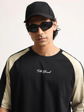 Bound Black, Biscuit Half Sleeve T-Shirt