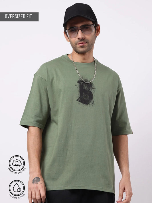 Splatter Hunter Green Half Sleeve T-Shirt