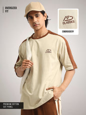 Classsic Biscuit, Brown Half Sleeve T-Shirt
