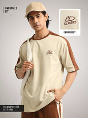 Classsic Biscuit, Brown Half Sleeve T-Shirt