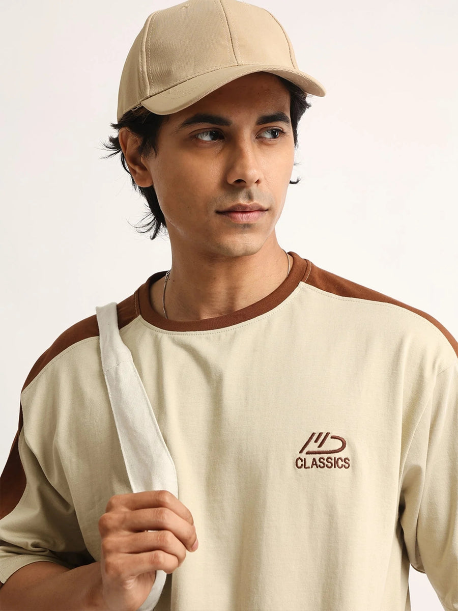 Classic Biscuit, Brown Half Sleeve T-Shirt