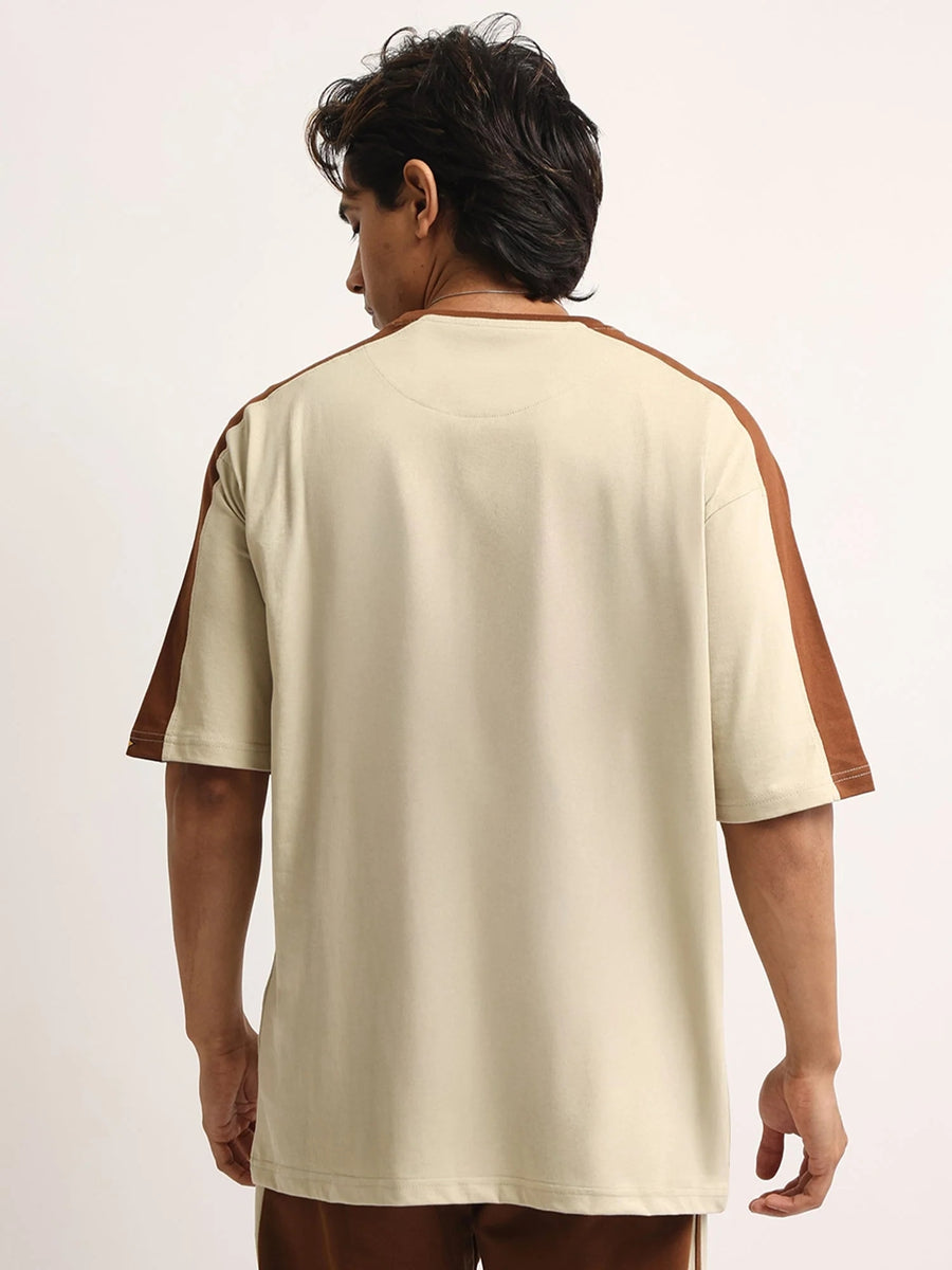 Classic Biscuit, Brown Half Sleeve T-Shirt
