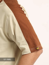 Classsic Biscuit, Brown Half Sleeve T-Shirt