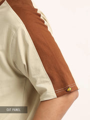 Classsic Biscuit, Brown Half Sleeve T-Shirt