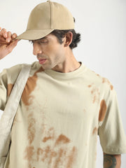 KeepInnovate Biscuit, Brown Half Sleeve T-Shirt