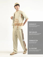KeepInnovate Biscuit, Brown Half Sleeve T-Shirt