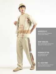 KeepInnovate Biscuit, Brown Half Sleeve T-Shirt
