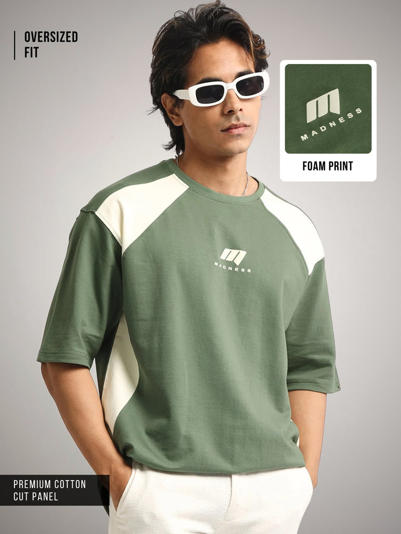 Madness Hunter Green Half Sleeve T-Shirt