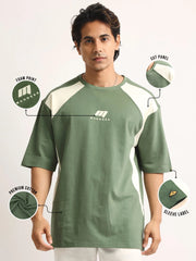 Madness Hunter Green Half Sleeve T-Shirt