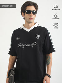 The Untold Black Half Sleeve T-Shirt