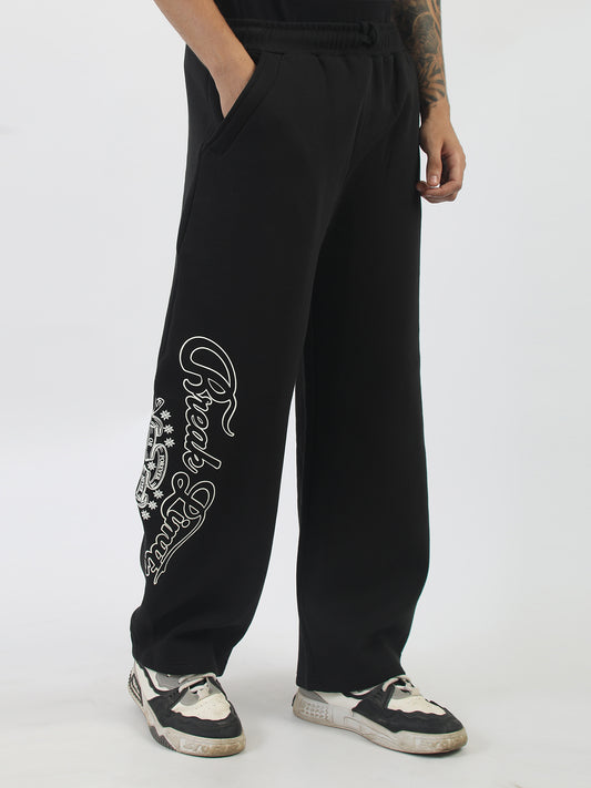 Black Break Limits Balloon Fit Trackpant