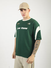Las Vegas Bottle Green Half Sleeve T-Shirt