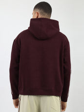 Detroit Arc Burgundy Full Sleeve Sweatshirt