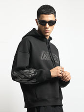 Apex Black Full Sleeve Sweatshirt