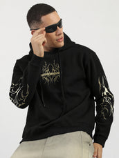 Zero Fear Black Full Sleeve Sweatshirt