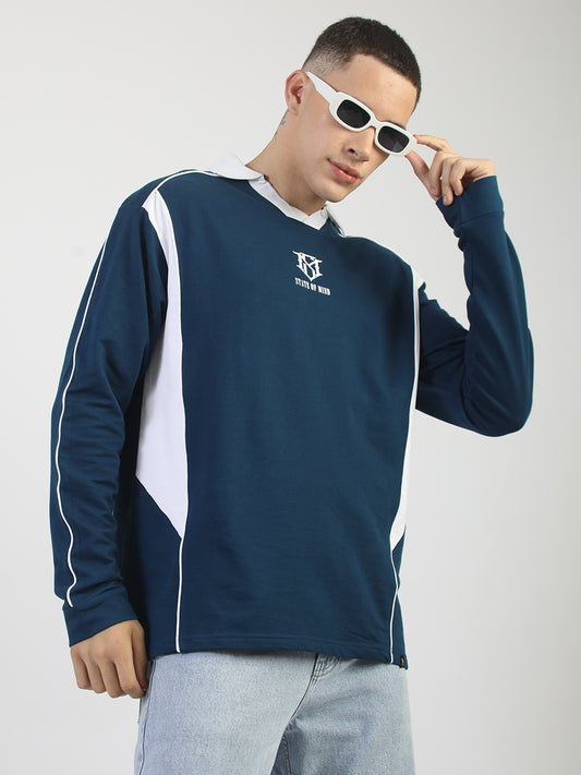 State of Mind Teal Blue Polo T-Shirt