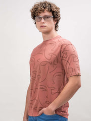 Face Onion Half Sleeve T-Shirt