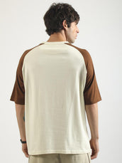 Cultural Cream Half Sleeve T-Shirt